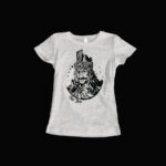 Tricou Dama cu Vlad Tepes - culoare gri